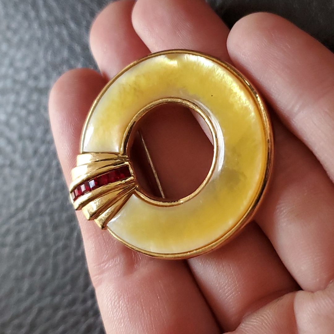 Vtg Butler Art Deco Brooch